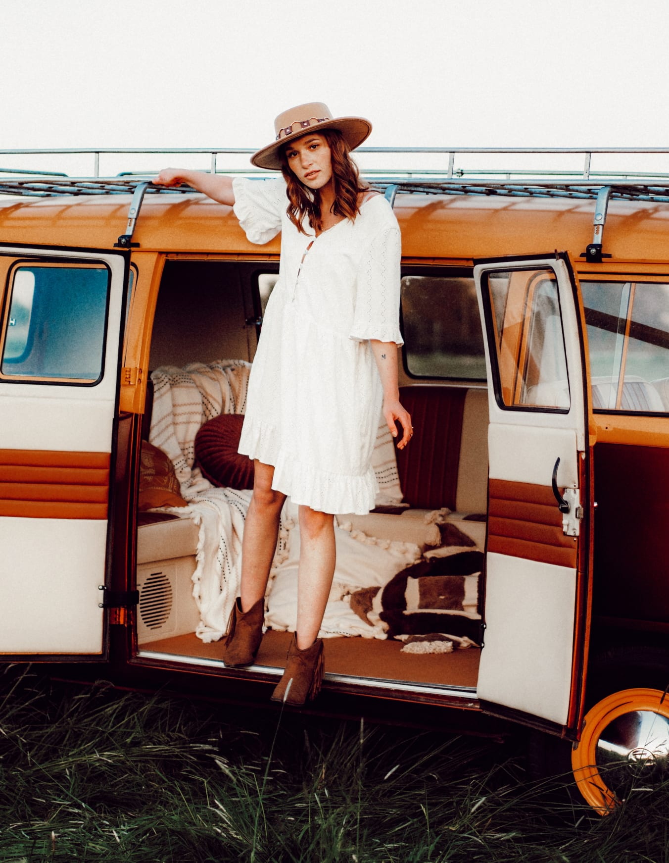 Biała boho sukienka Freedom