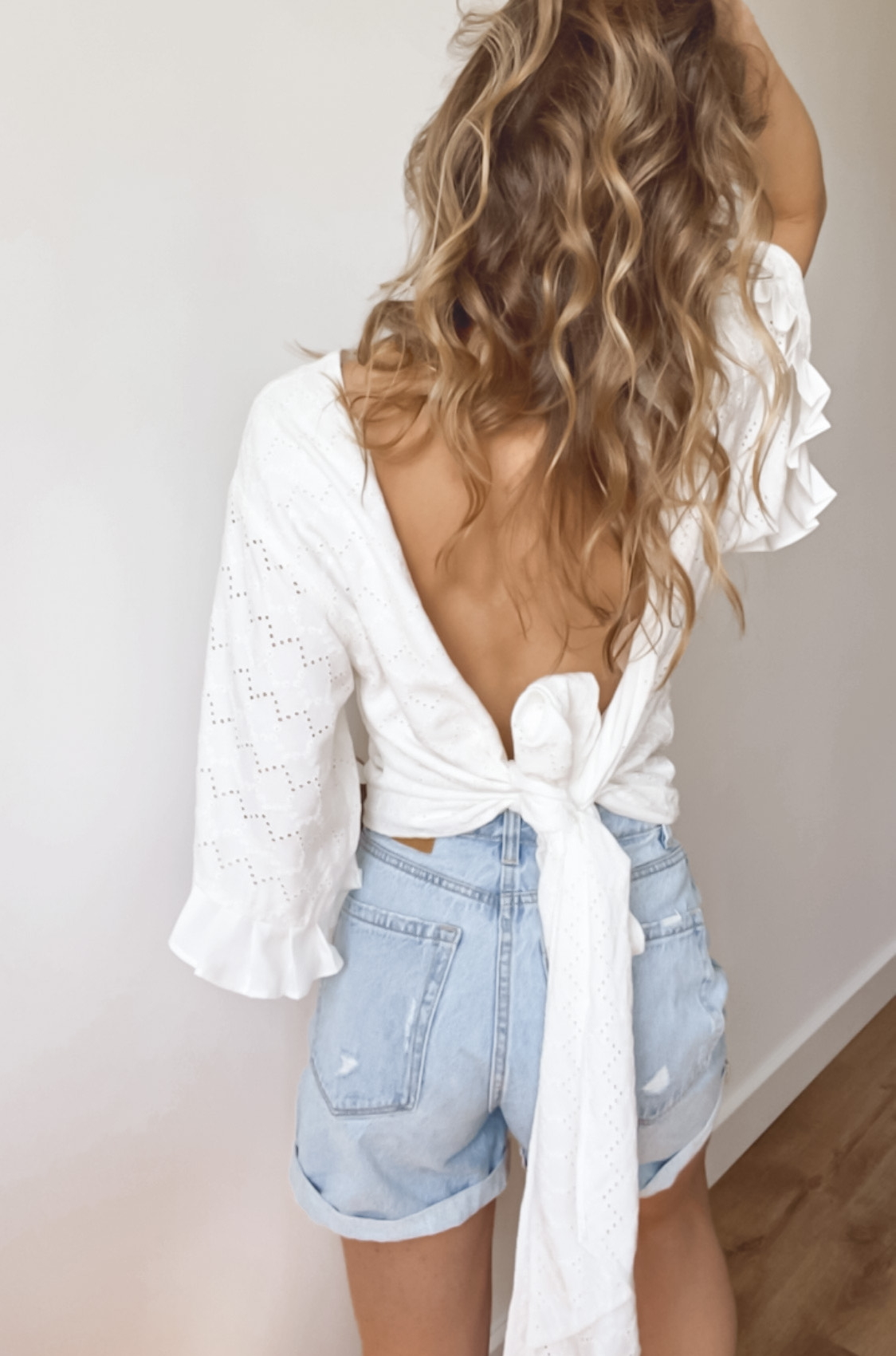 Wiązany damski top boho Hippie Soul