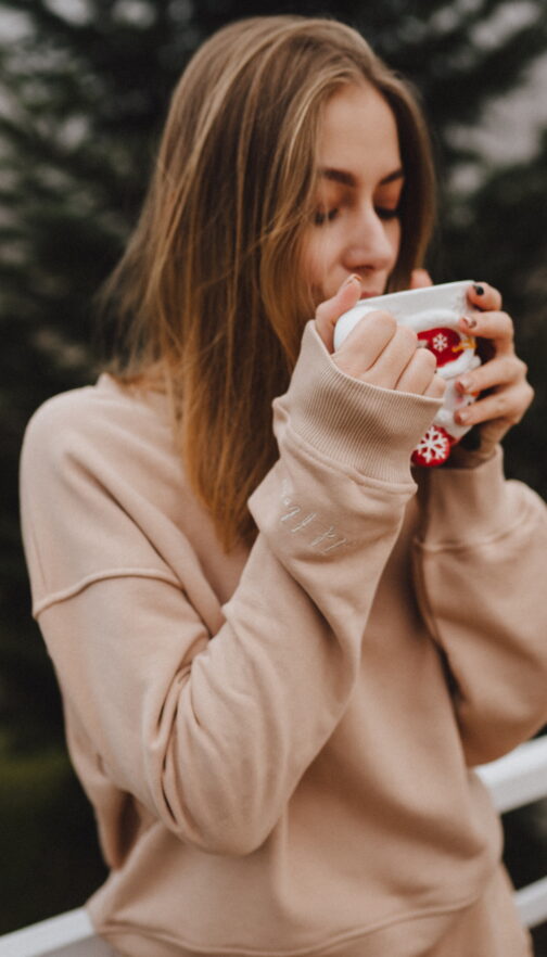 bluza damska beżowa wild flower