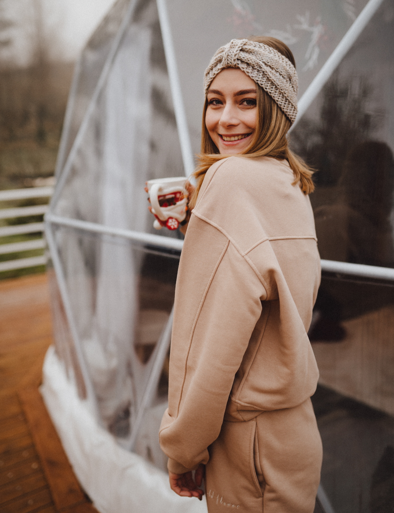 Damska bluza beżowa Caffe Latte