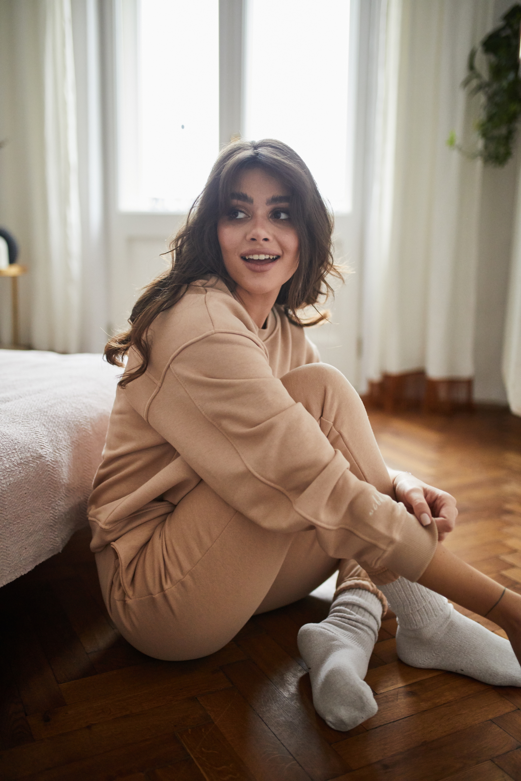 Damski komplet dresowy Caffe Latte