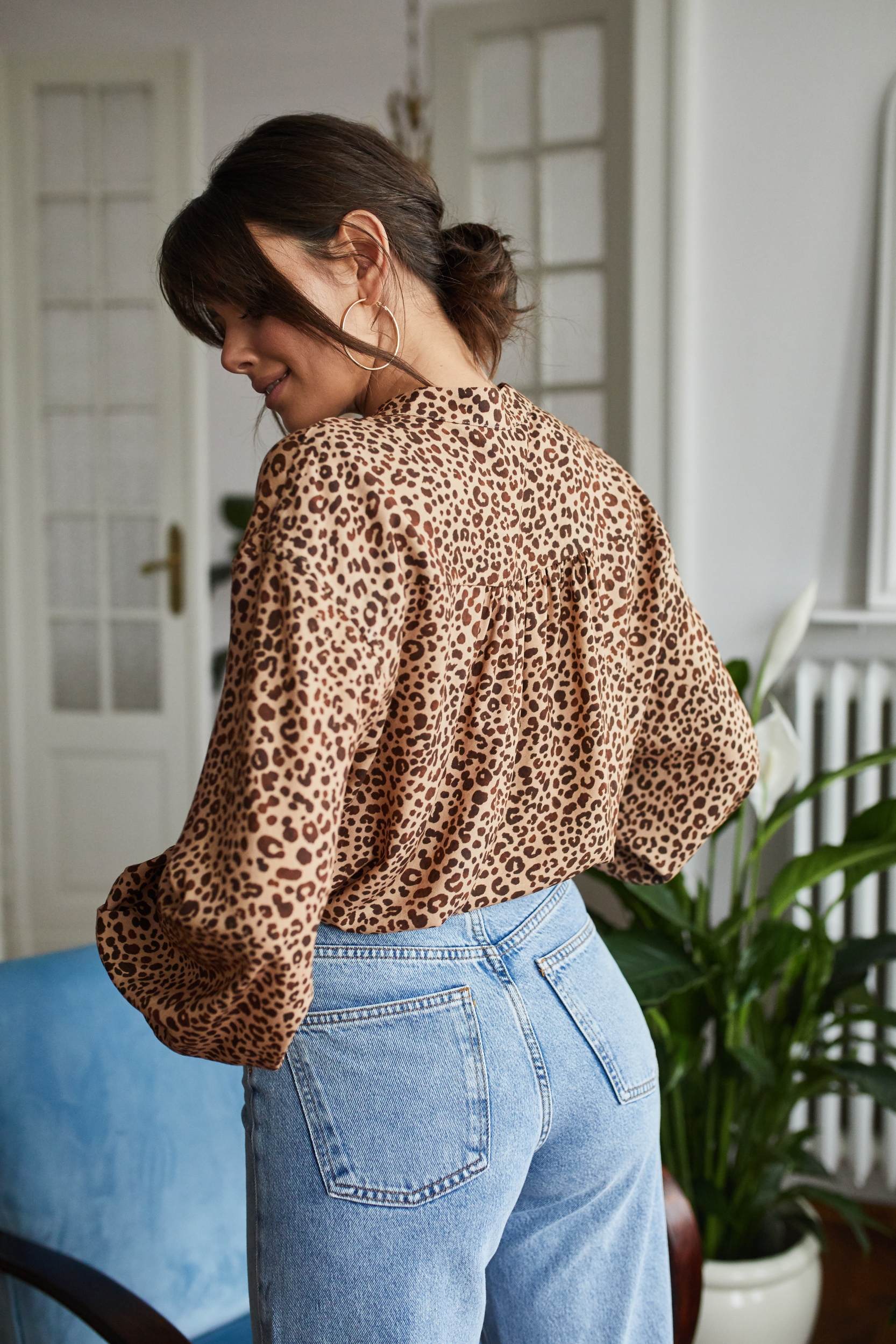 Koszula Sophia wild w zwierzęcy wzór