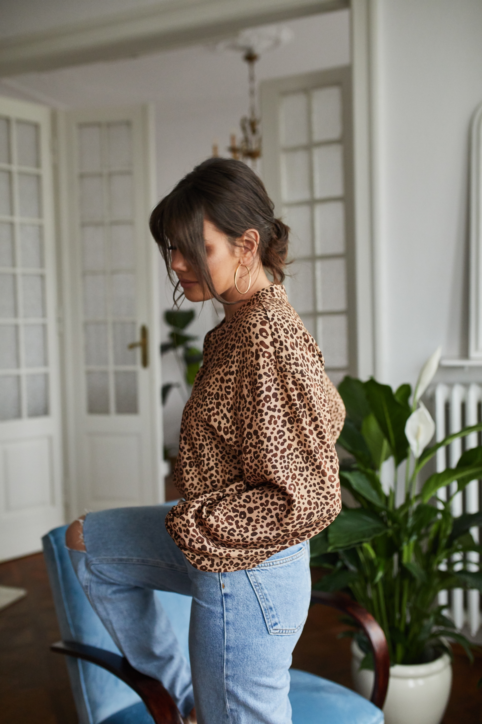 Koszula Sophia wild w zwierzęcy wzór