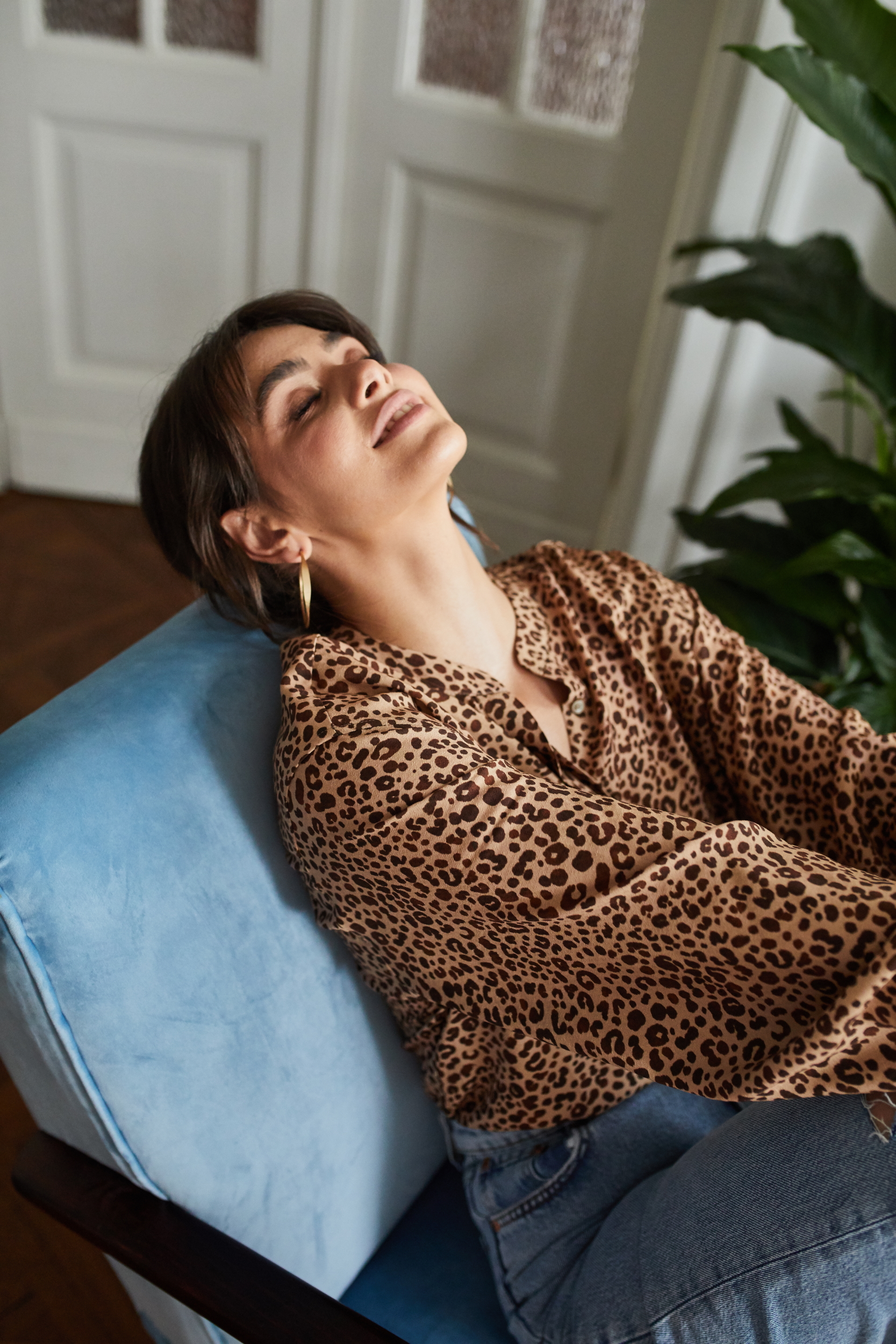 Koszula Sophia wild w zwierzęcy wzór