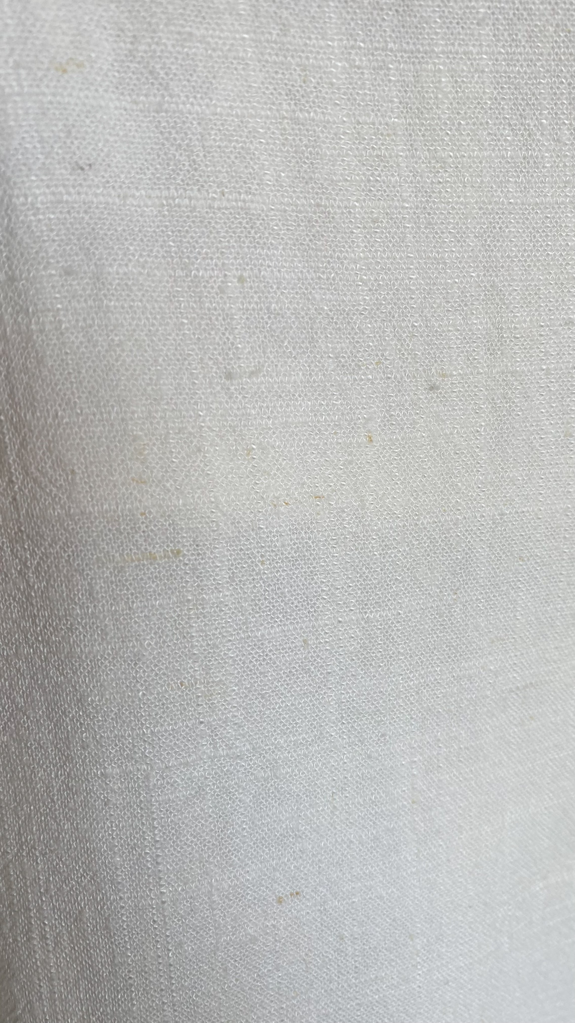 Biała koszula damska lniana Sand Shell z dużą ilością naturalnych nitek